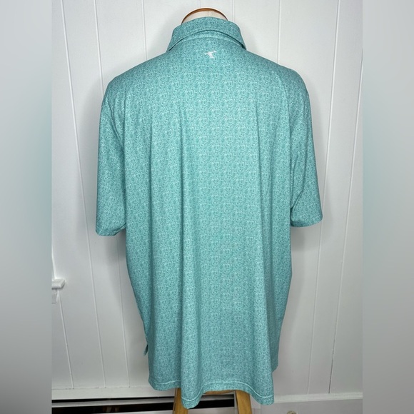 Genteal “Green Golf” Brrr Printed Performance Polo Shirt - Picture 10 of 11